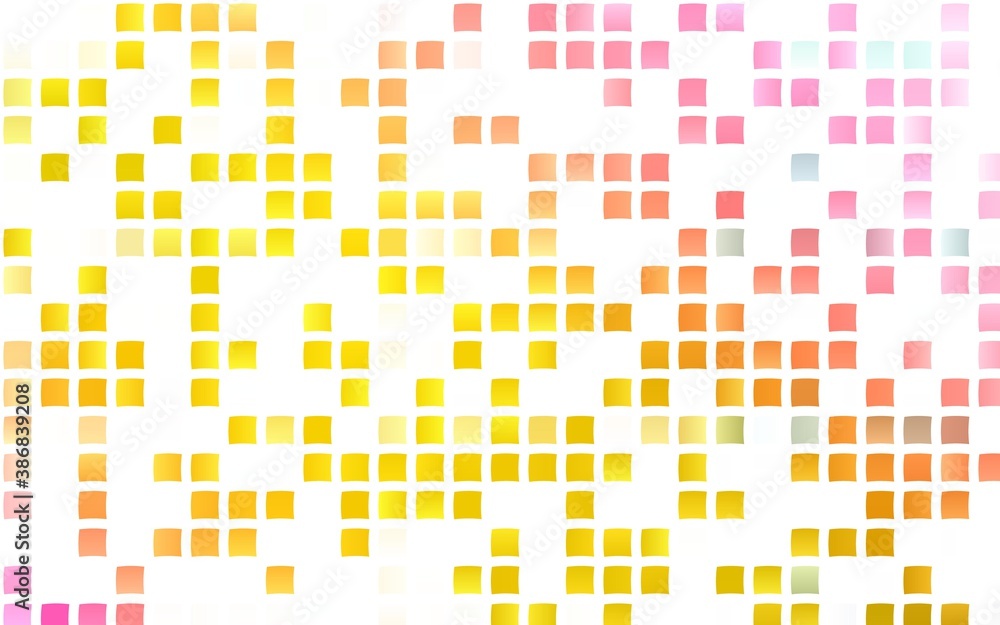 Light Pink, Yellow vector background with rectangles. Light Pink, Yellow vector background with rectangles.