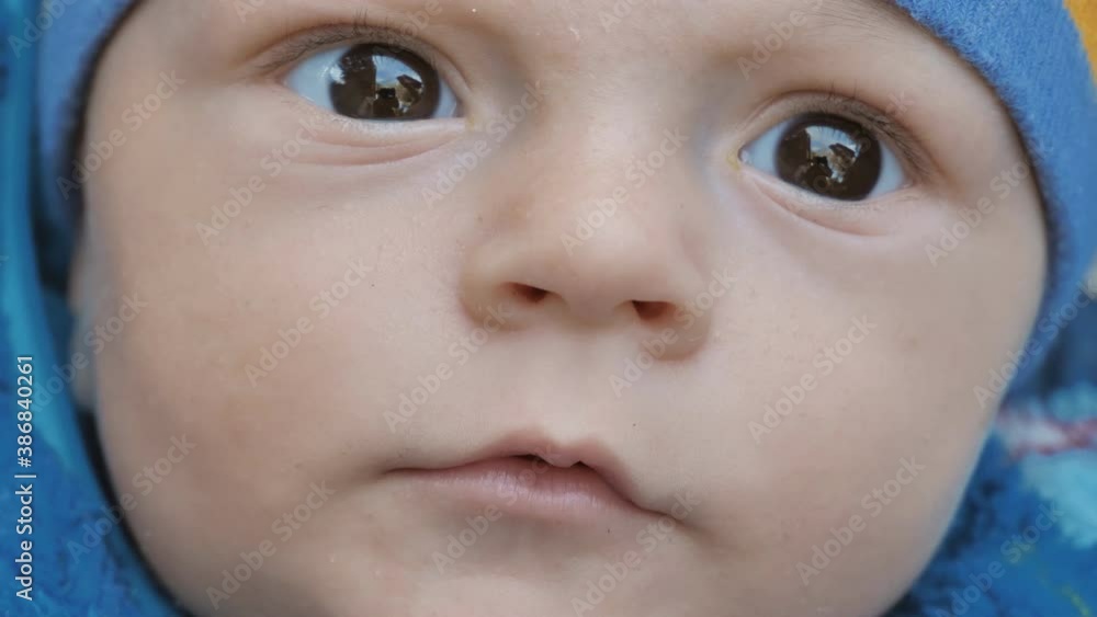 baby portrait. close-up of a child's face baby portrait. close-up of a child's face