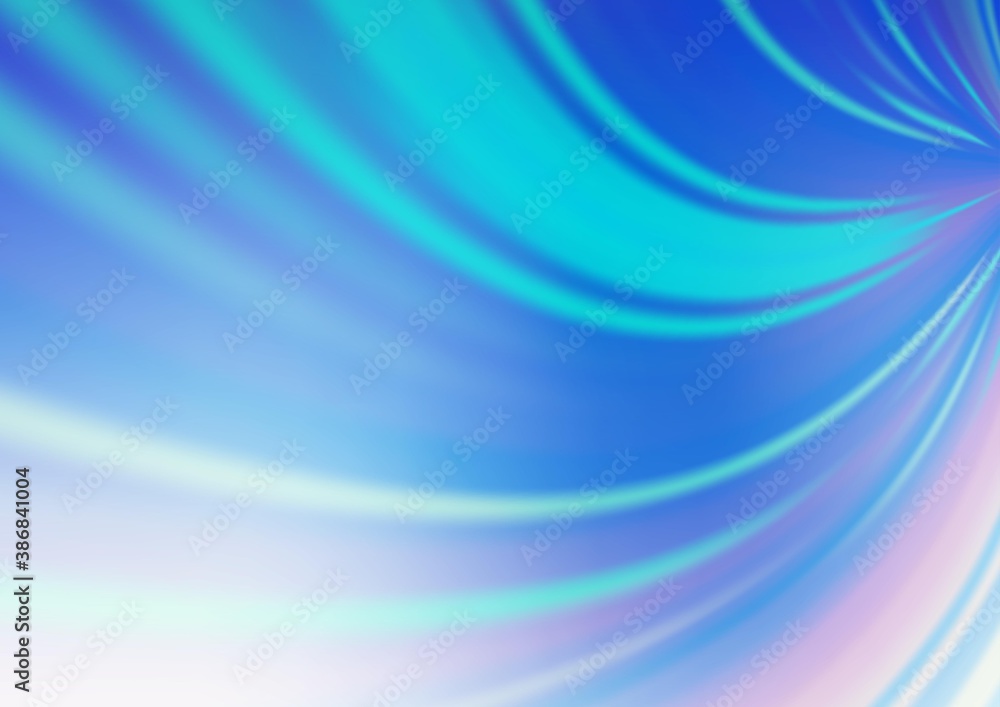 Light BLUE vector blurred shine abstract pattern. Light BLUE vector blurred shine abstract pattern.
