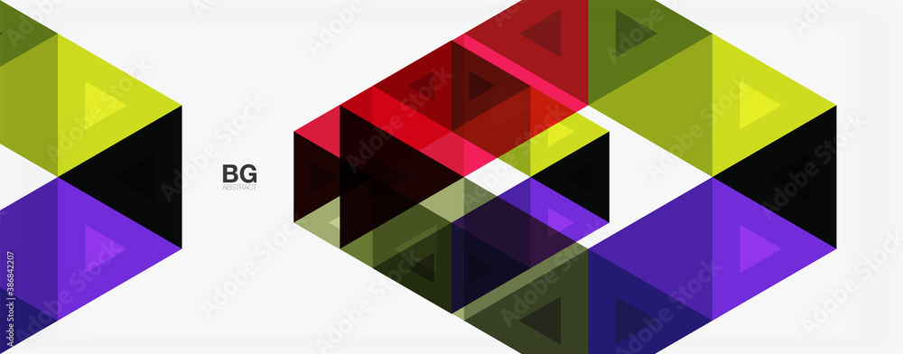 Mosaic triangle pattern abstract background for cover, banner, flyer and poster and other template Mosaic triangle pattern abstract background for cover, banner, flyer and poster and other template
