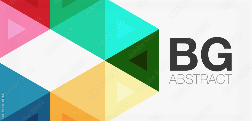 Mosaic triangle pattern abstract background for cover, banner, flyer and poster and other template Mosaic triangle pattern abstract background for cover, banner, flyer and poster and other template