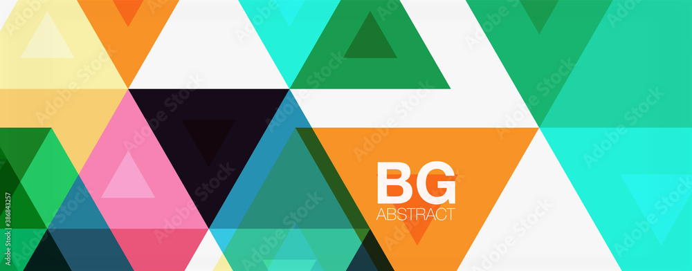 Mosaic triangle pattern abstract background for cover, banner, flyer and poster and other template Mosaic triangle pattern abstract background for cover, banner, flyer and poster and other template