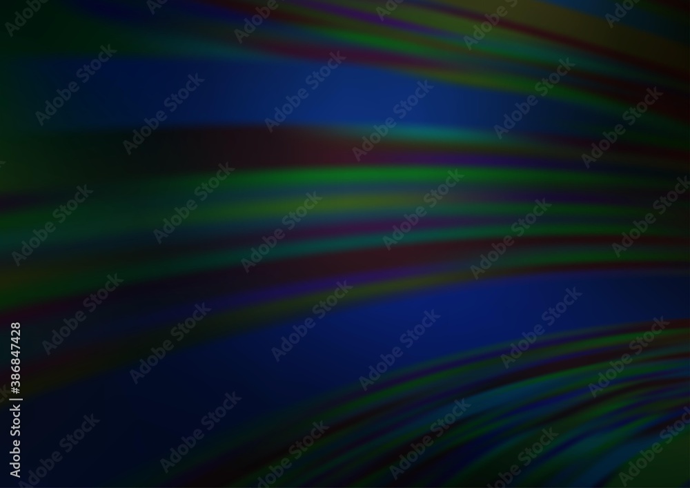 Dark BLUE vector blur pattern. Dark BLUE vector blur pattern.