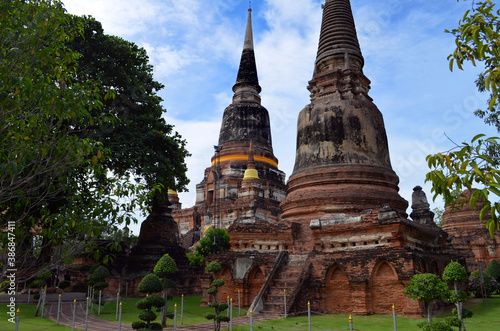 Ayutthaya, Thailand - Wat Yai Chaimongkhon Stupas
