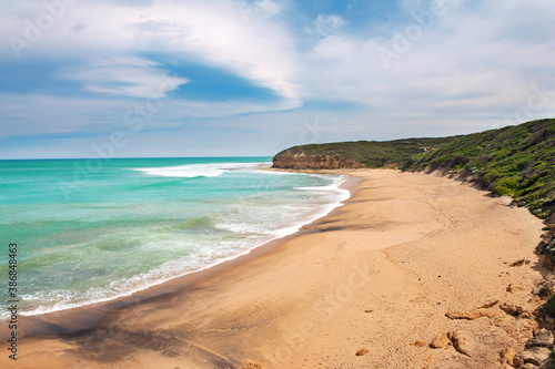 Bells Beach in the south of Victoria state in Australia