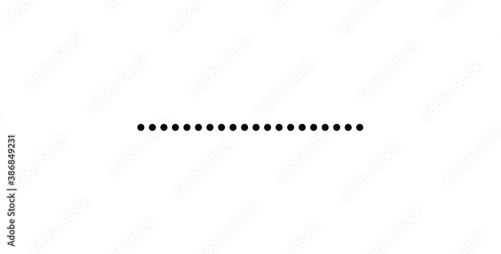 dotted line simple shape vector symbol icon design. Vector illus