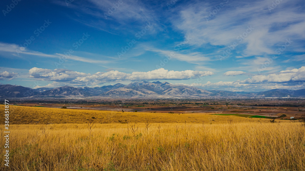 Falakro mountain view at Greece