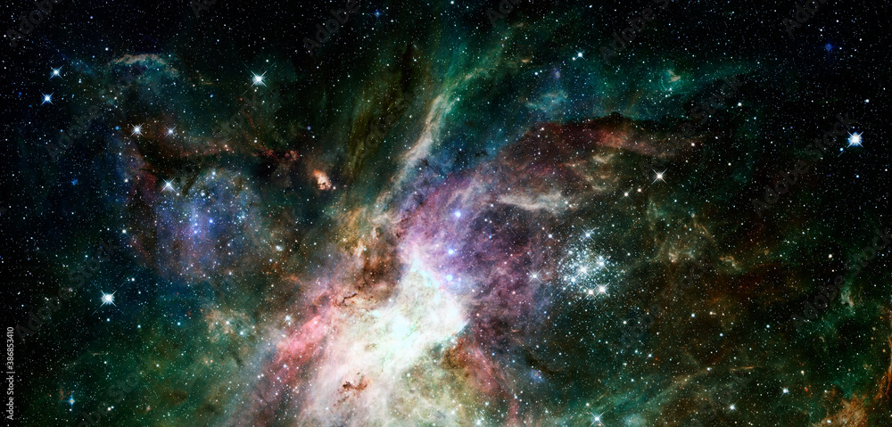 Galaxy stars. Elements of this image furnished by NASA