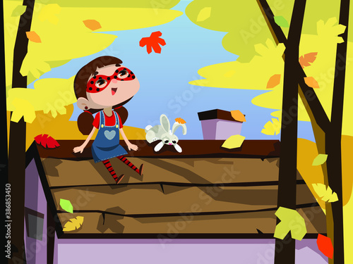 superhero little girl