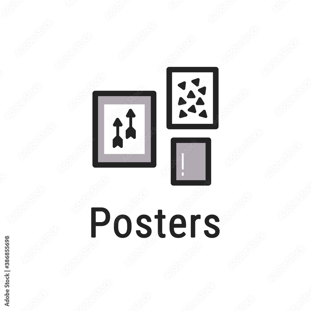 Black and white logo posters in the Scandia style, suitable for social networks and as an icon for an Internet site Black and white logo posters in the Scandia style, suitable for social networks and as an icon for an Internet site