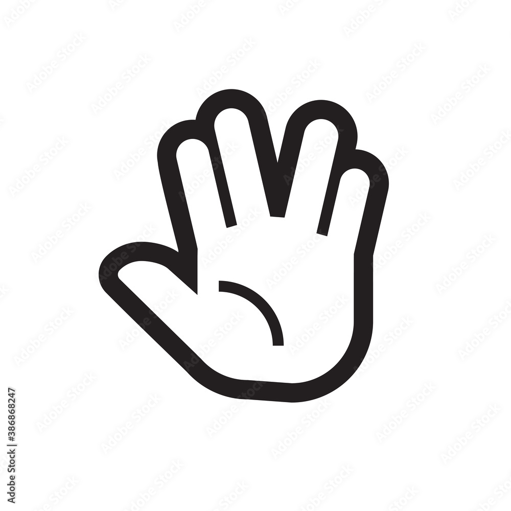 Flat design style. Grab hand. Hand gesture. Flat design style. Grab hand. Hand gesture.