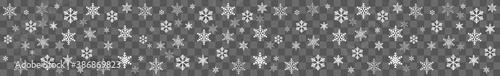 Christmas Background Snowflakes White | X-MAS Background Transparent