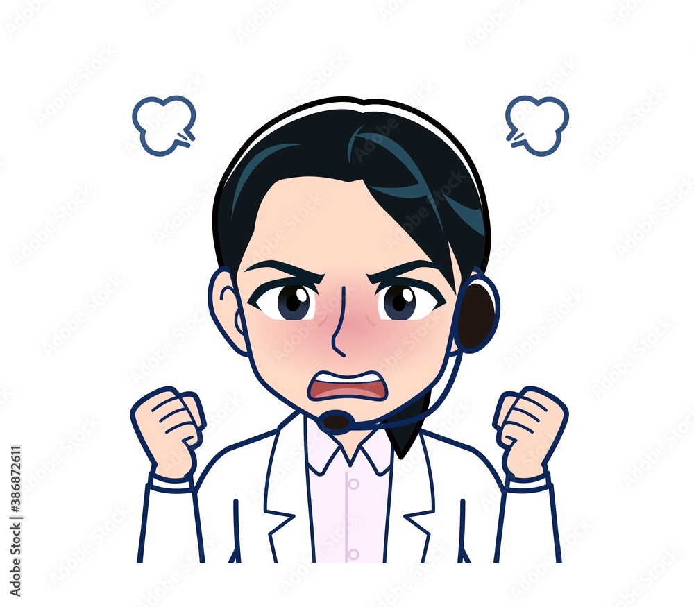 Young female doctor in a white lab coat Young female doctor in a white lab coat
