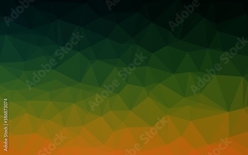 Dark Multicolor, Rainbow vector blurry triangle texture.