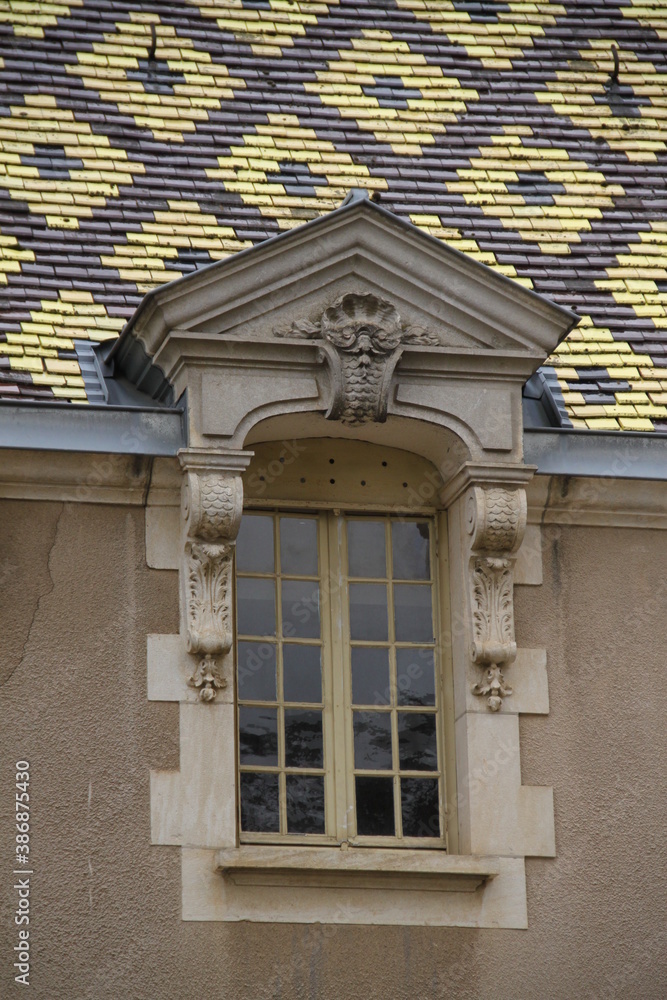Obraz premium Château Corton Bourgogne vignoble France