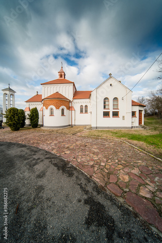 Church in fonyod, near balaton photo