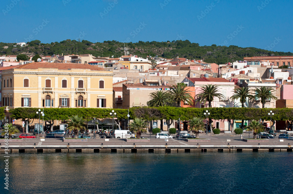 Harbour Carloforte, St Pietro Island, Carbonia - Iglesias district, Sardinia, Italy, Europe