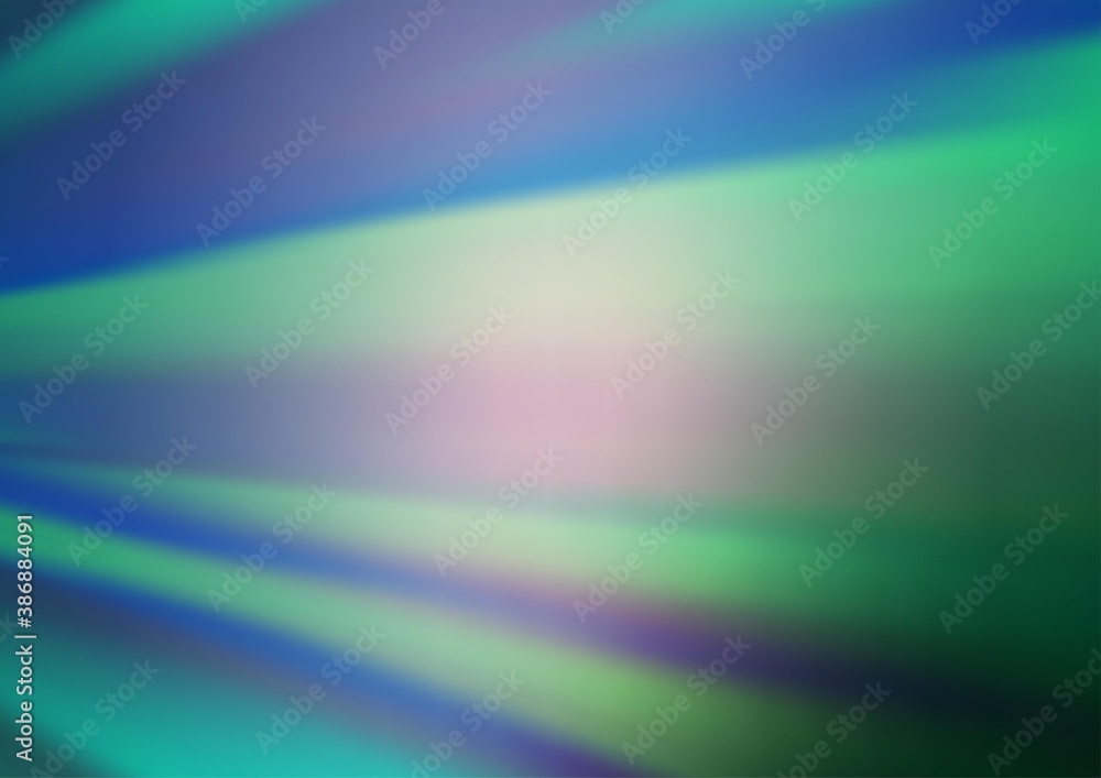 Light BLUE vector abstract blurred template.