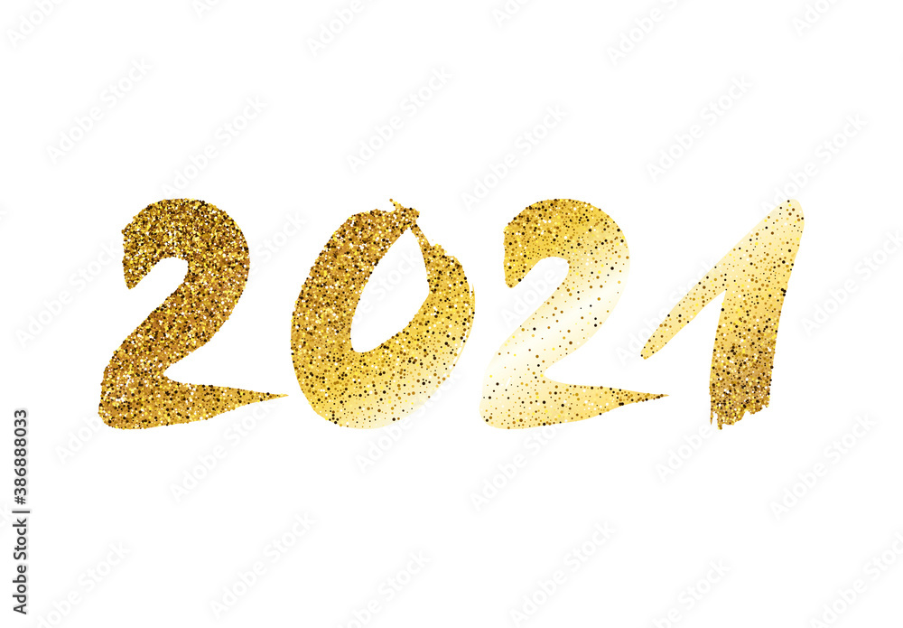 2021 gold glitter grunge lettering 2021 gold glitter grunge lettering