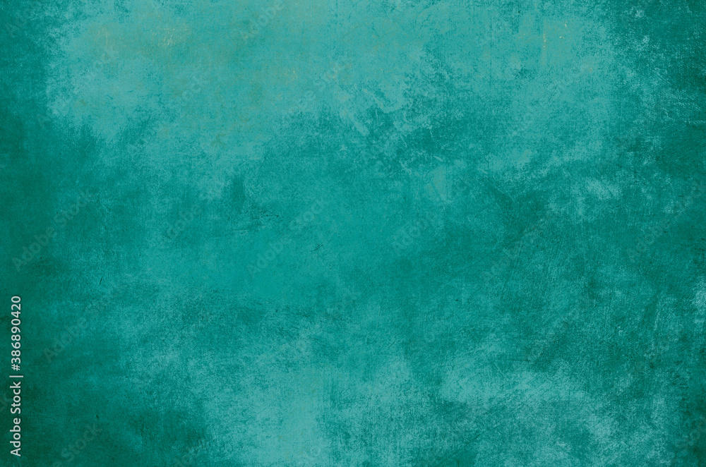 Grungy teal background