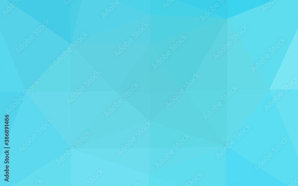 Light BLUE vector shining triangular background. Light BLUE vector shining triangular background.