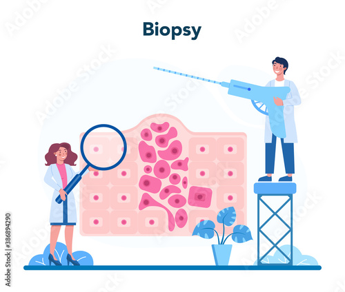 Professional oncologist concept. Cancer disease diagnostic and treatment