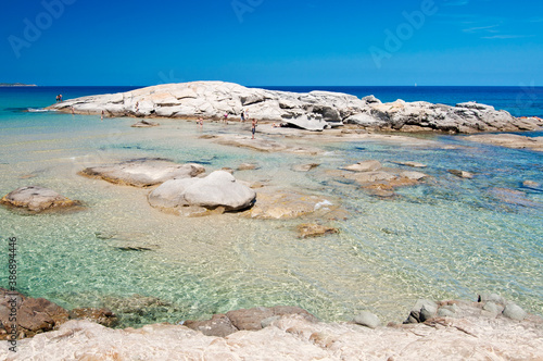 Scoglio di Peppino beach  Costa Rei  Muravera  Castiadas  Cagliari  Sardinia  Italy  Europe