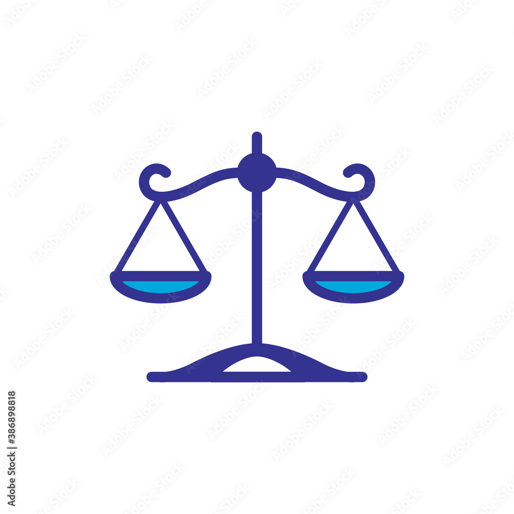 Justice scales icon. Judgment scale sign. Legal law symbol Justice scales icon. Judgment scale sign. Legal law symbol