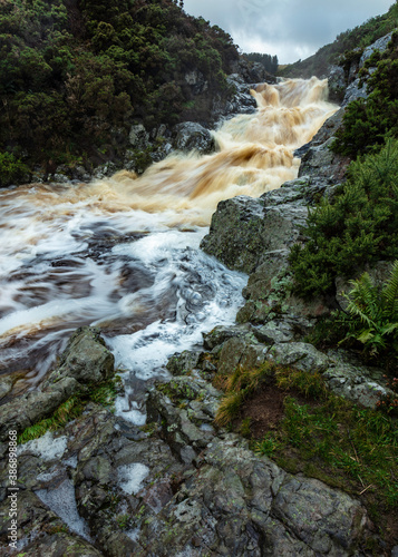 Carey Burn Falls, Harthope valley in the county of Northumberland, England, UK. photo