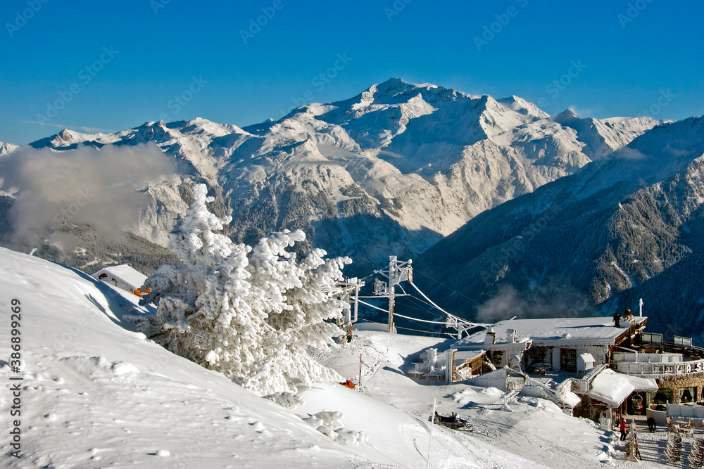 Courchevel La Tania 3 Valleys ski area French Alps France