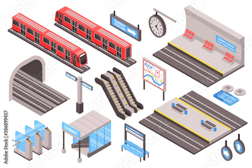 Subway Isometric Set