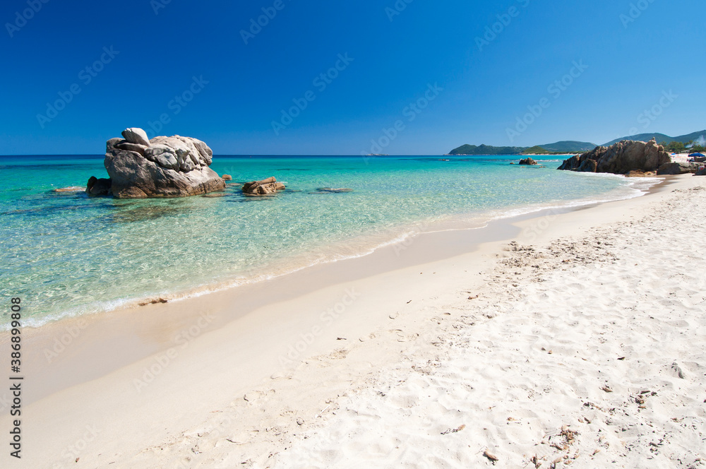 Santa Giusta beach, Costa Rei, Muravera, Castiadas, Cagliari, Sardinia, Italy, Europe