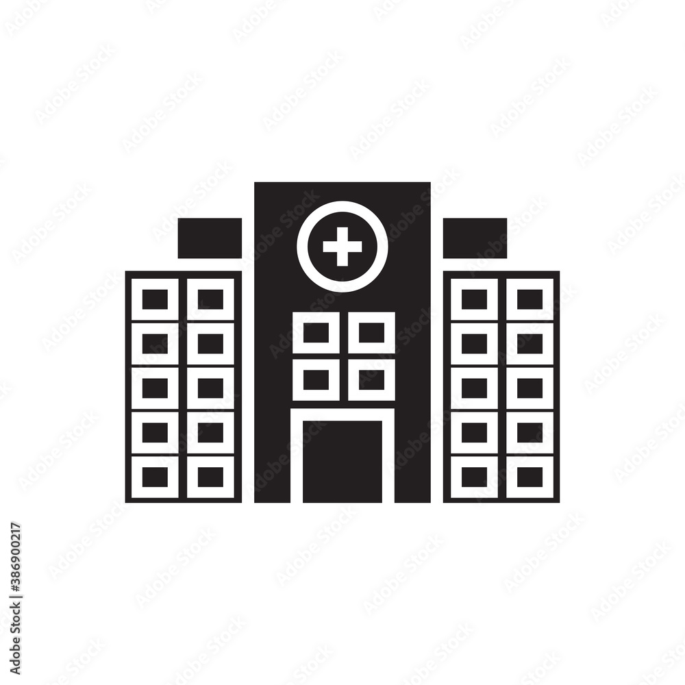 Hospital building icon Hospital building icon