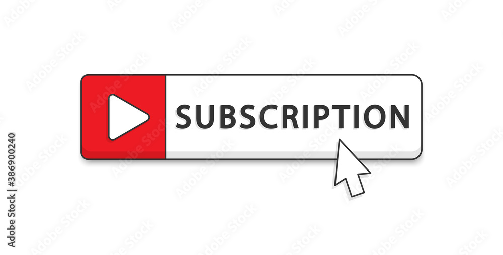 Subscribe button for social networks. Red button with cursor and bell for subscribe. Subscribe to the blog, video channel, and newsletter. Subscribe button for social networks. Red button with cursor and bell for subscribe. Subscribe to the blog, video channel, and newsletter.
