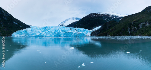 Garibaldi Glacier, Darwin Mountain Range, Beagle Channel, Tierra del Fuego Archipelago, Magallanes and Chilean Antarctica Region, Chile, South America, America