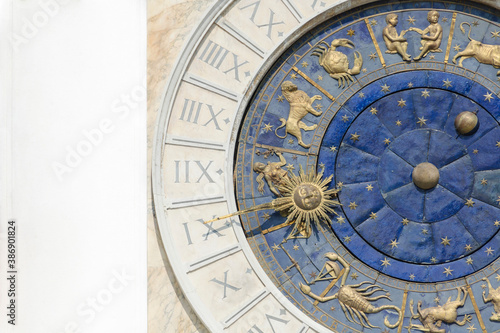 Part of big ancient zodiac calendar