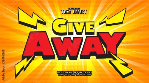 Give Away Text effect