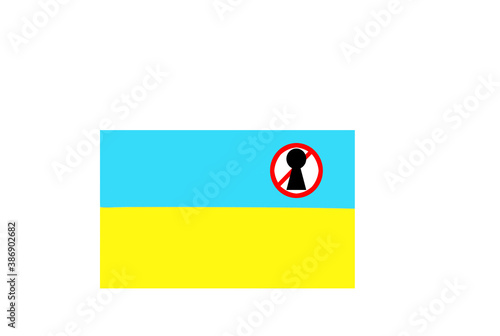 Free Download flag with covid 19 warning - GFXLoad