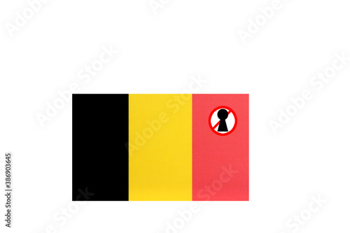 Free Download flag with covid 19 warning - GFXLoad