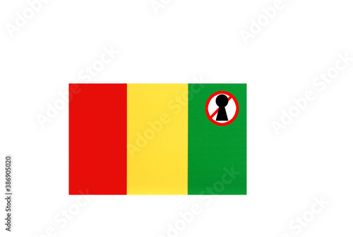 flag with covid 19 warning Free Download flag with covid 19 warning - GFXLoad