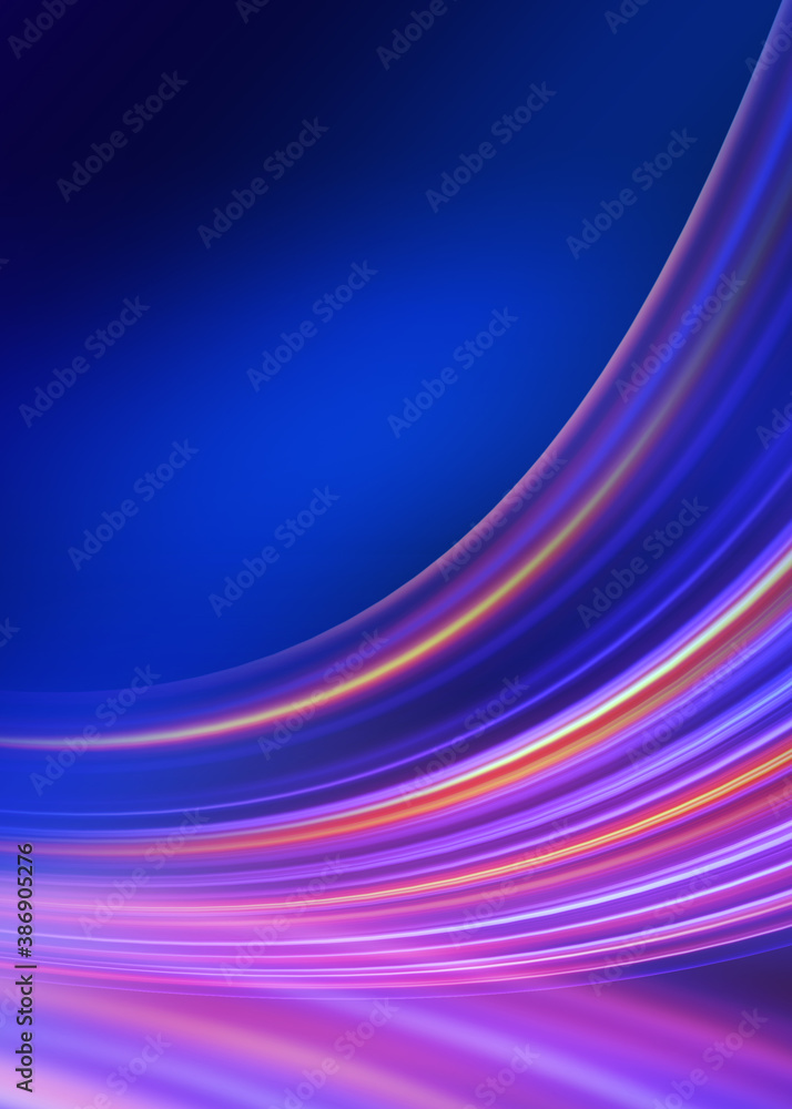 Multicolored neon shapes on a dark abstract background. Empty scene background, blurred neon ultraviolet light, bokeh. Multicolored neon shapes on a dark abstract background. Empty scene background, blurred neon ultraviolet light, bokeh.