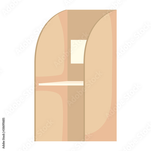 voting cubicle election day icon