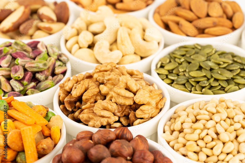 Various kind of nuts Various kind of nuts