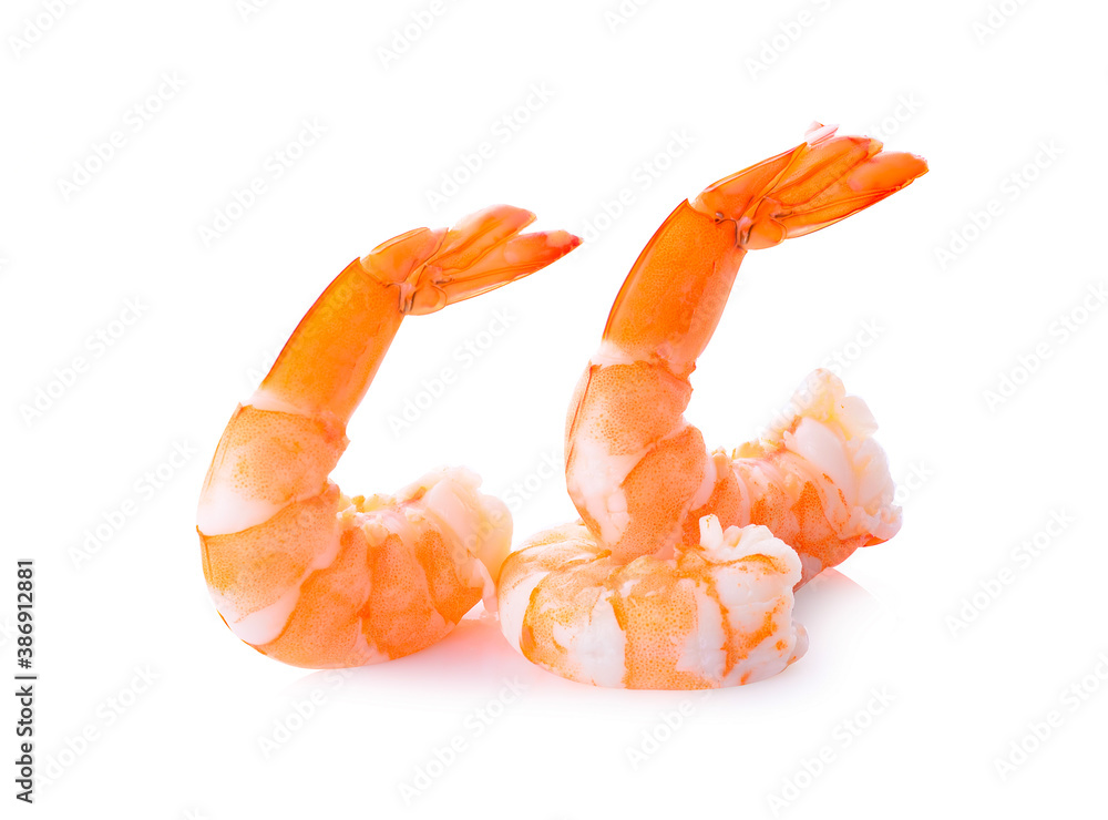 Shrimp isolated on white background Shrimp isolated on white background