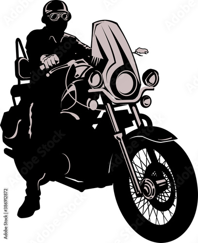 man on the motorbike