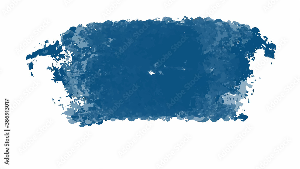 Abstract dark blue watercolor background with space for text or image