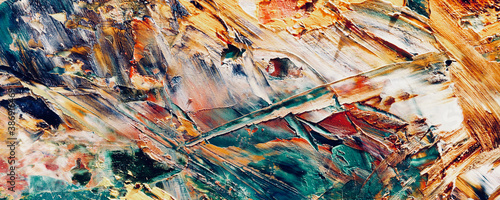  Hand drawn.Abstract art background.Color texture.Oil painting on canvas.   Modern, contemporary art. Colorful canvas. Wall decor background