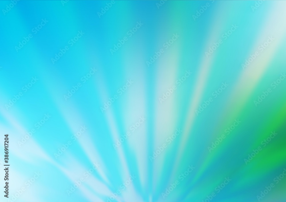 Light Blue, Green vector blurred bright template. Light Blue, Green vector blurred bright template.