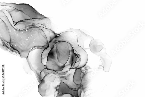 abstract dark gray alcohol ink minimalist background