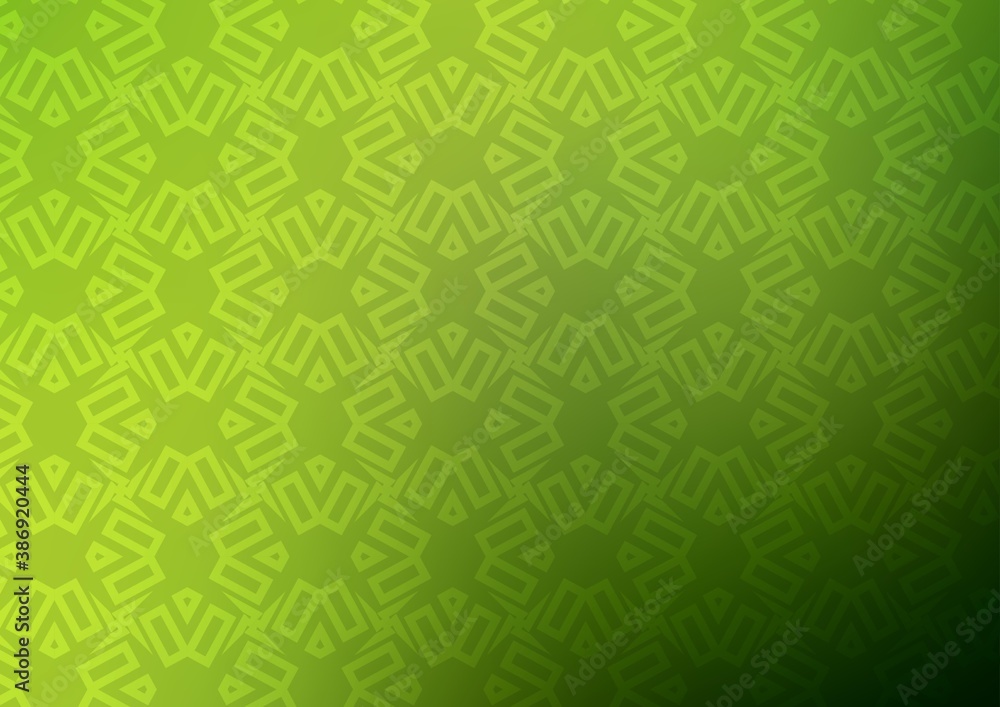 Light Green, Yellow vector layout with lines, rectangles.